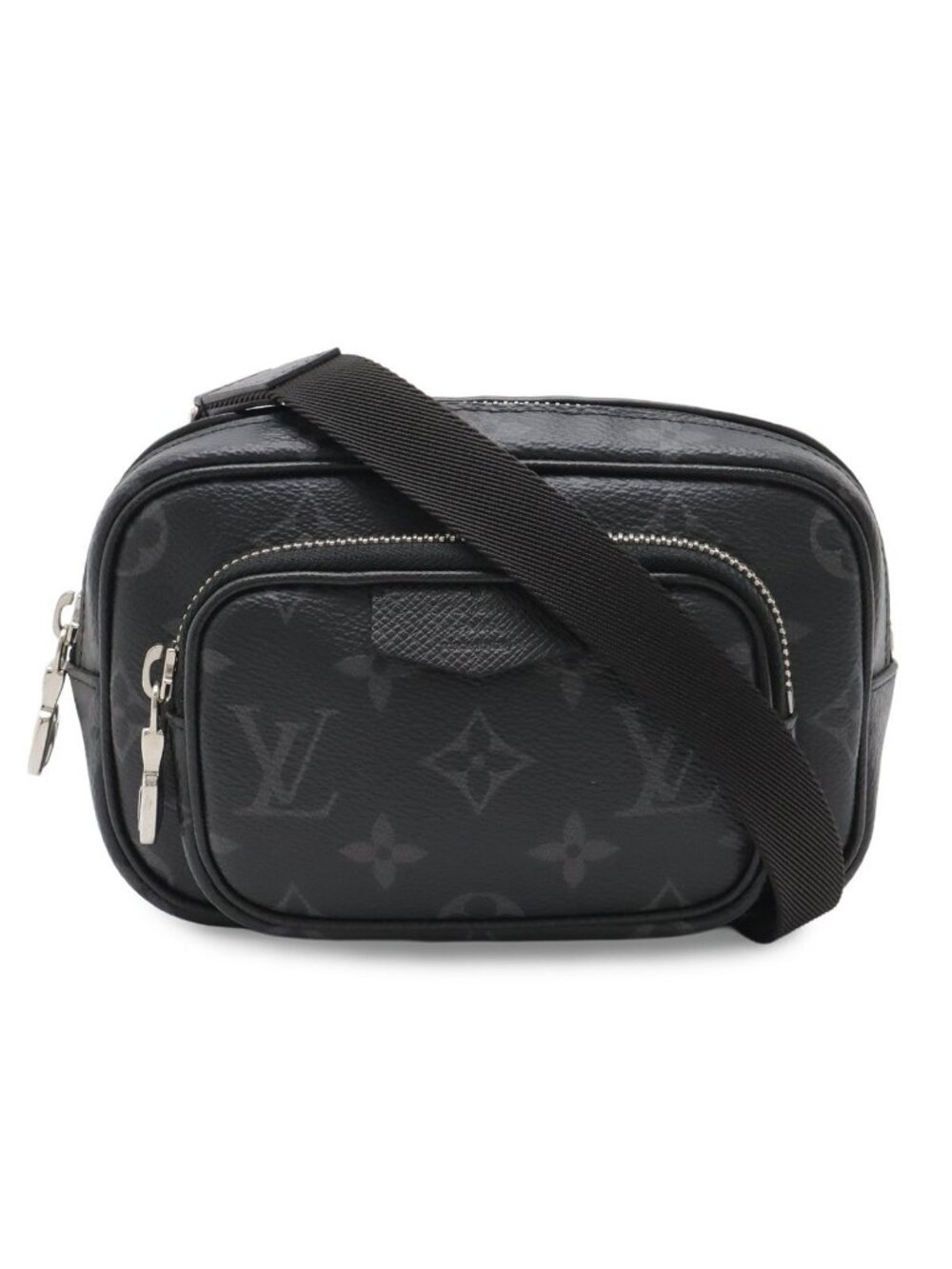 Louis Vuitton Monogram Eclipse Outdoor Pochette Shoulder Bag Crossbody Waist
